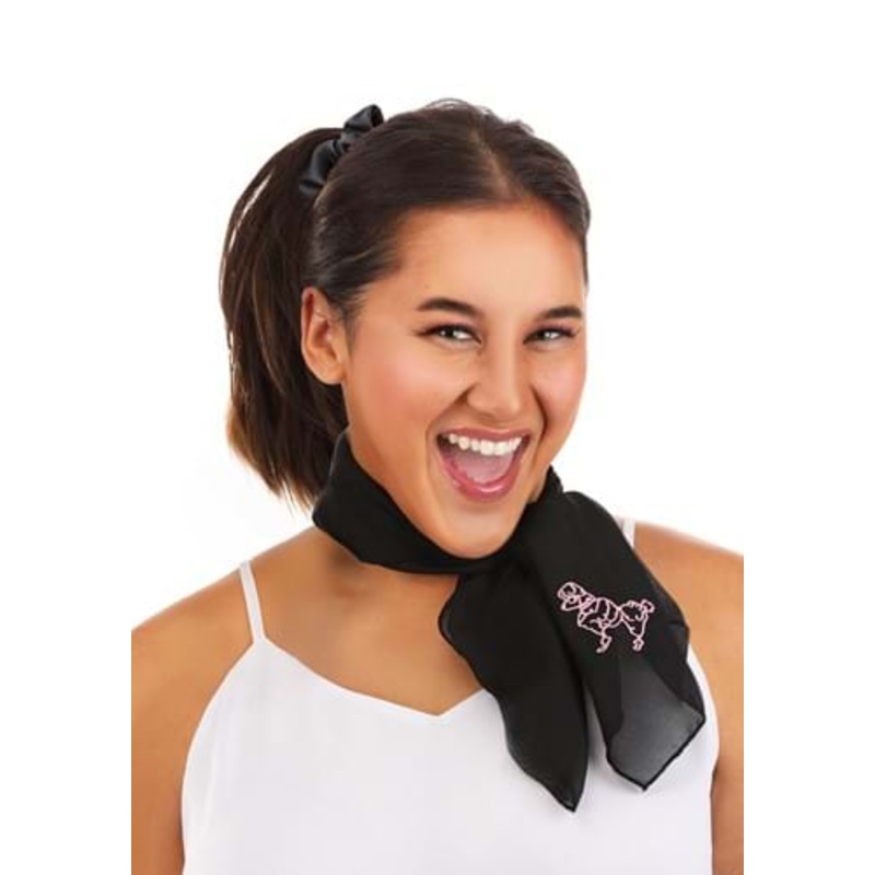 Black Poodle Exclusive Costume Scarf Standard