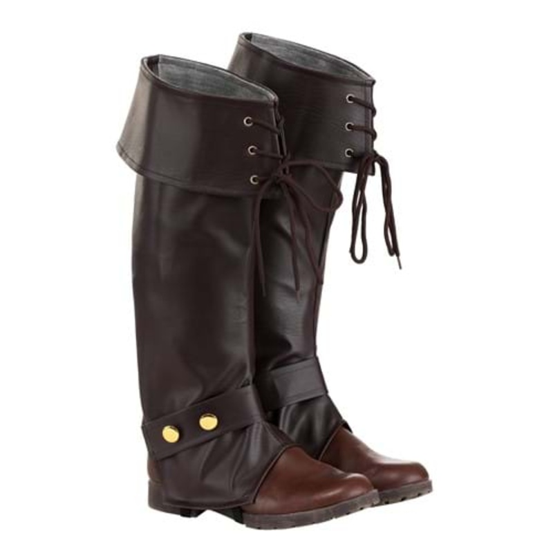 Deluxe Kid's Brown Boot Tops Standard