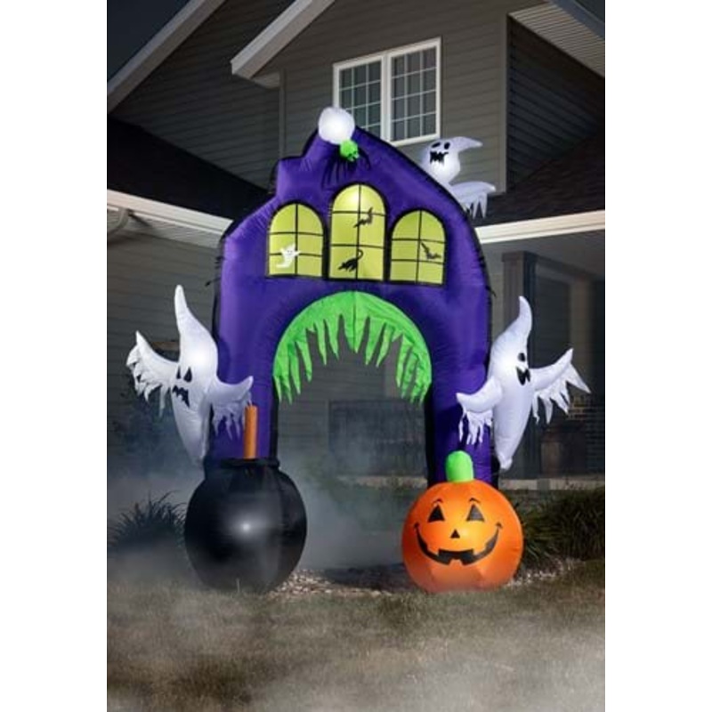 Ghostly Castle Arch Inflatable 9 Foot Decoration Standard