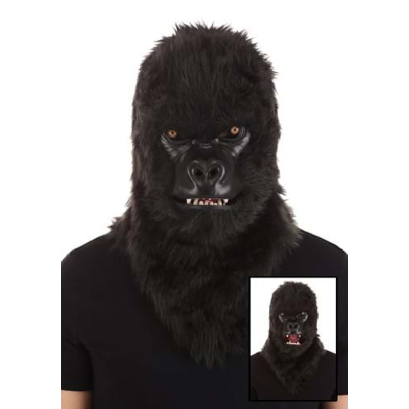 Gorilla Mouth Mover Mask for Adults Standard