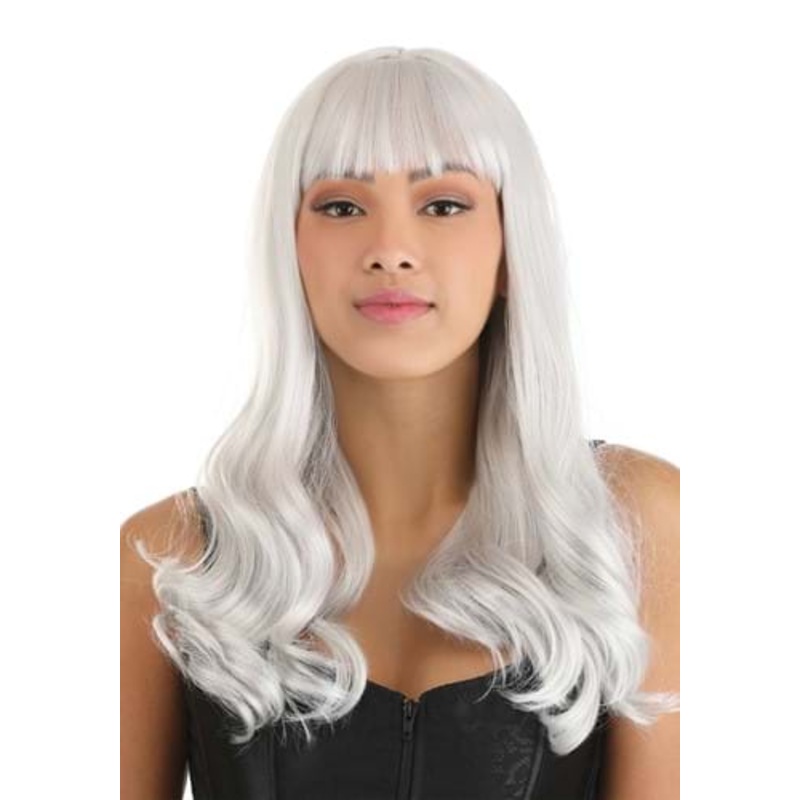 Gray Wavy Long Wig Standard