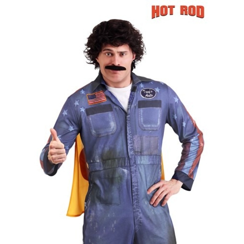 Hot Rod Rod Kimble Wig and Mustache Standard
