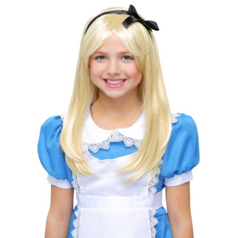 Kids Deluxe Alice Wig Standard