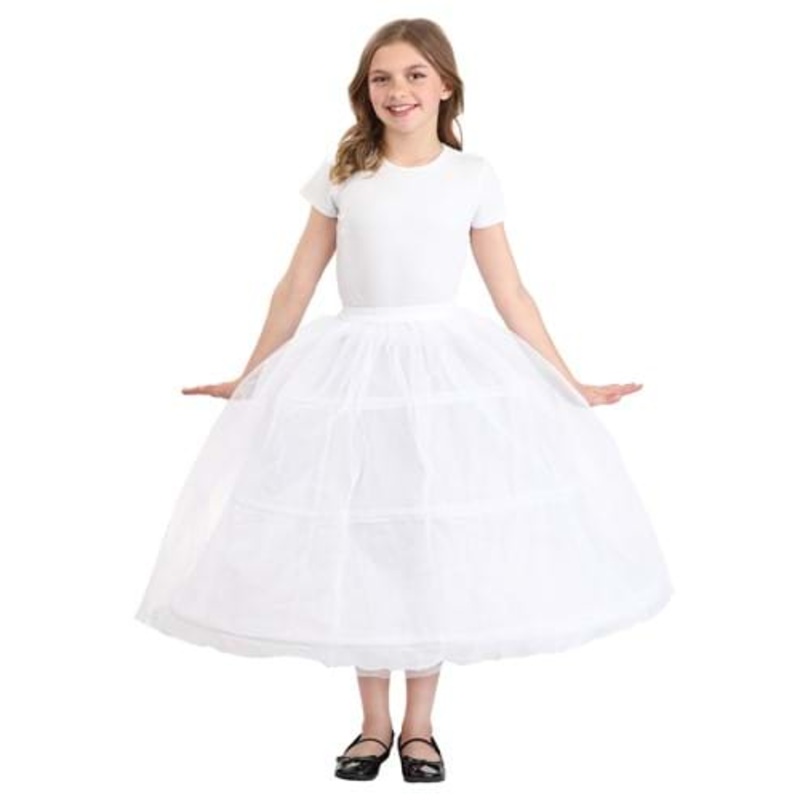 Premium Full Length Petticoat Accessory for Girls Small/Medium