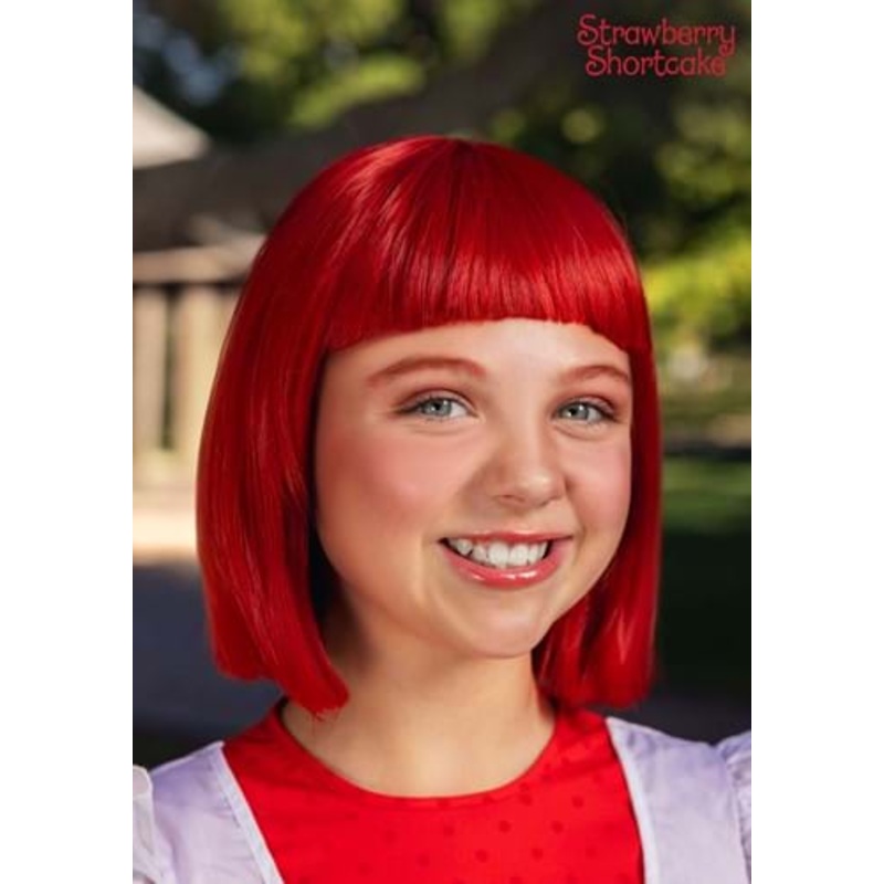 Strawberry Shortcake Costume Wig for Girls Standard