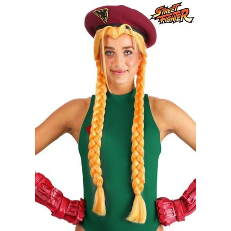 Street Fighter Cammy Costume Wig for Women Standard