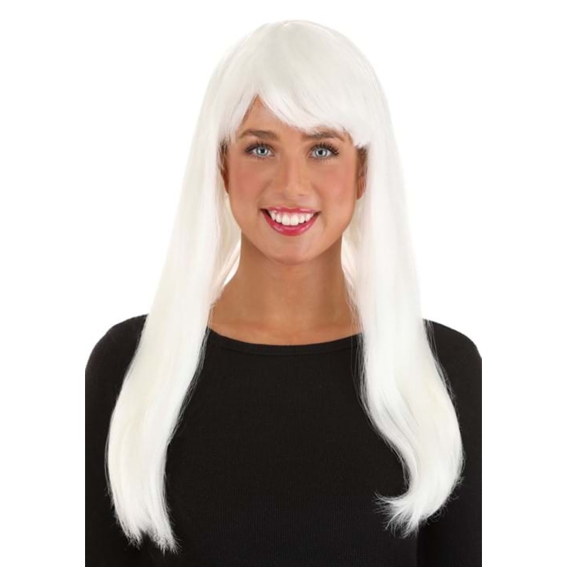 Women's Long Glow in the Dark Costume Wig Standard