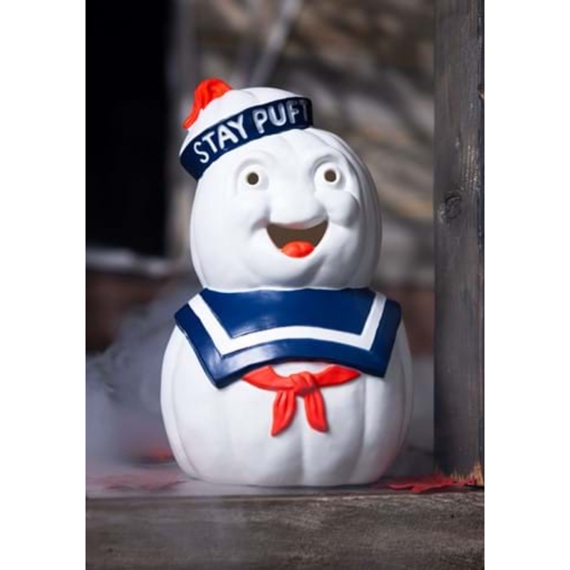 12" Ghostbusters Light Up Stay Puft Pumpkin Halloween Decoration Standard