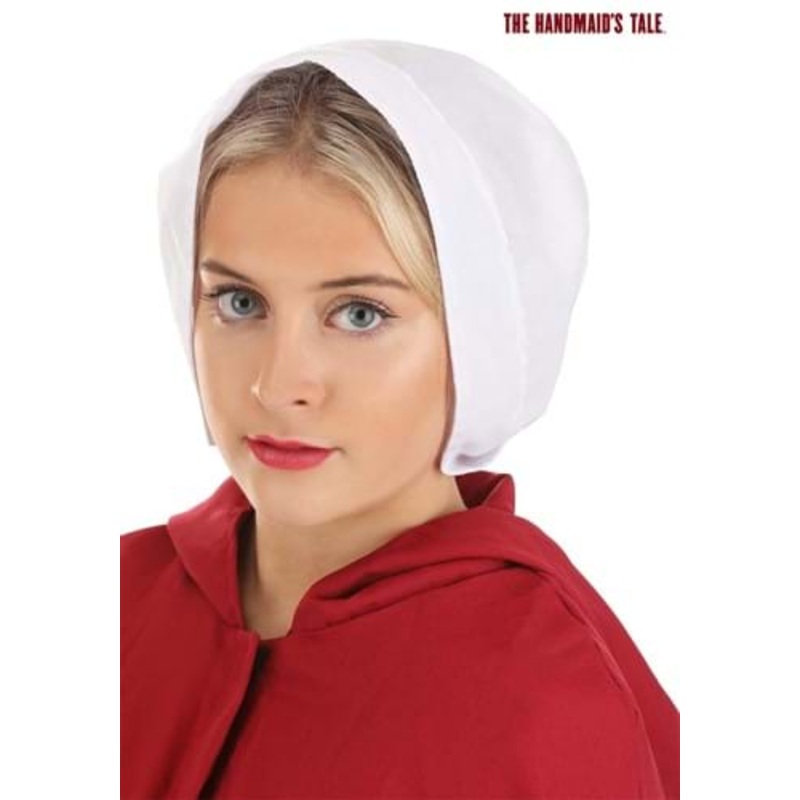 A Handmaid's Tale White Costume Inner Bonnet Accessory Standard