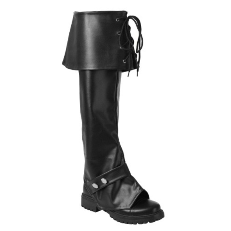 Adult Deluxe Vinyl Costume Boot Tops Standard