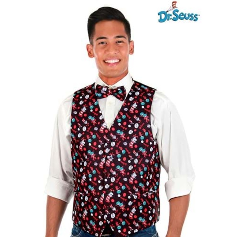 Adult Vest & Bow Tie Pattern The Cat in the Hat Kit Standard
