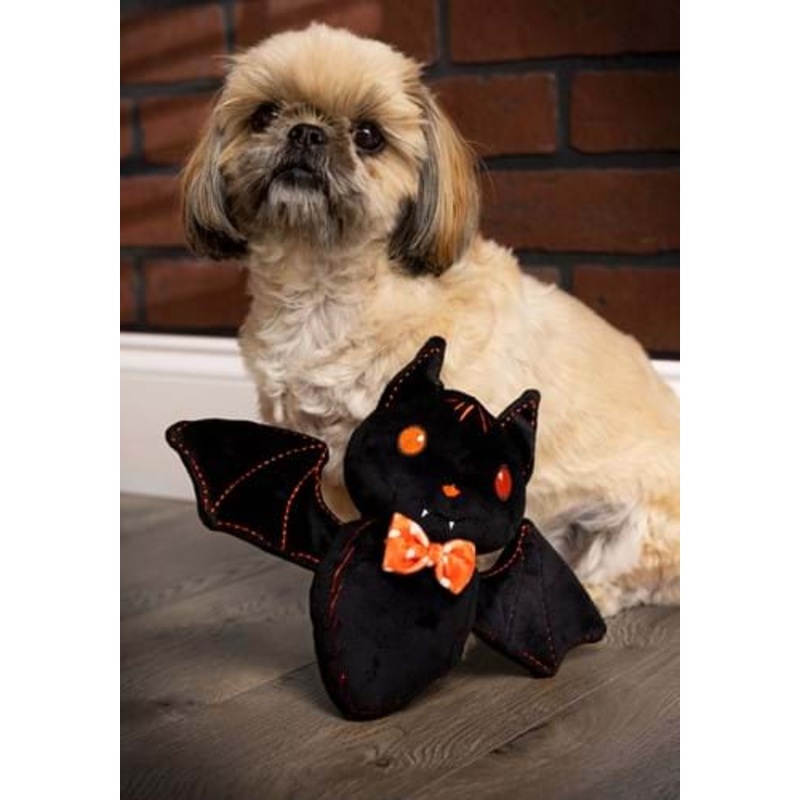 Bowtie Bat Pet Squeaky Toy ST