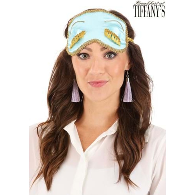 Breakfast at Tiffany's Eye Mask & Earrings Accessory Kit for Women Standard