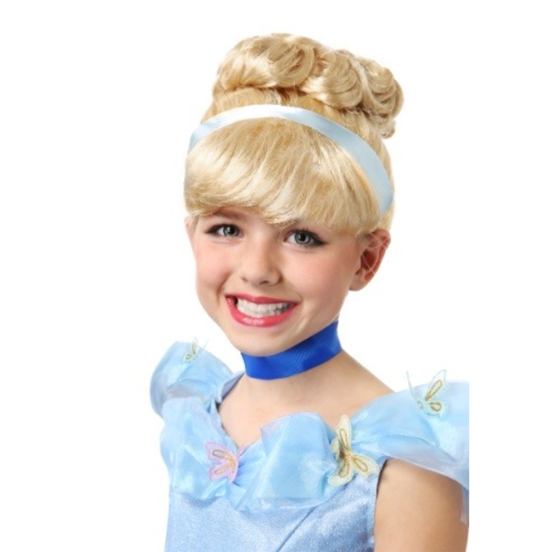Cinderella Costume Wig for Girls Standard