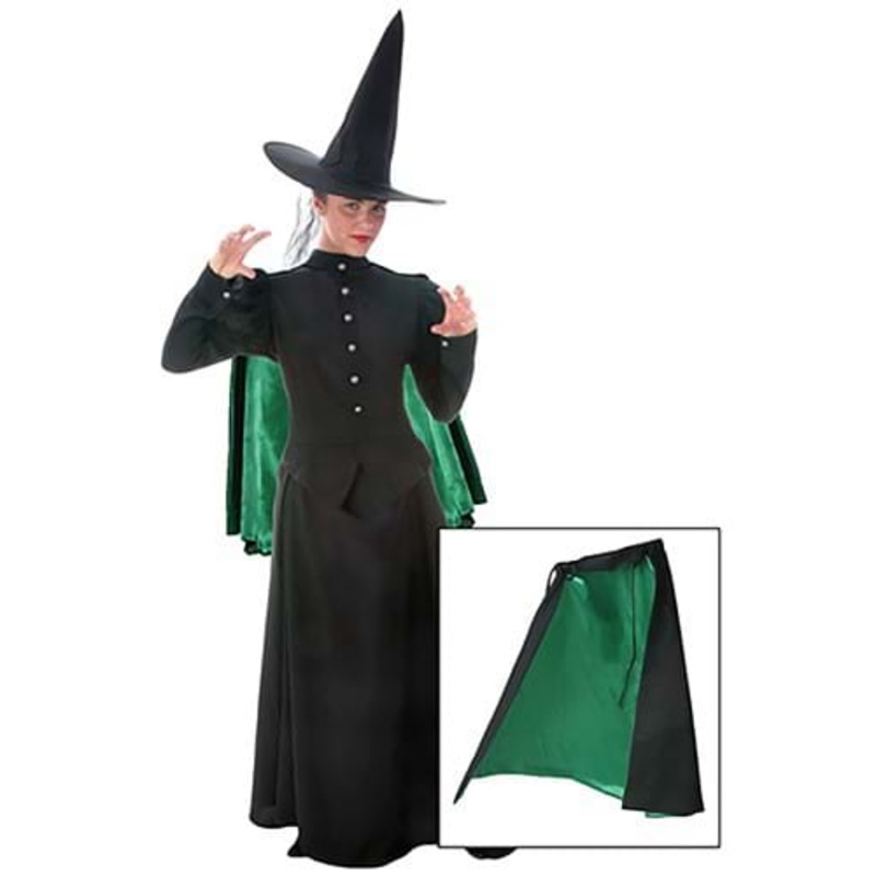 Classic Witch Costume Cape Standard