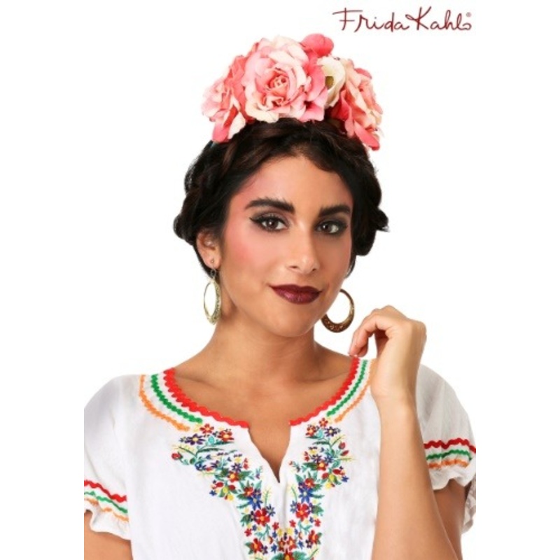 Frida Kahlo Flower Costume Headband for Adults Standard