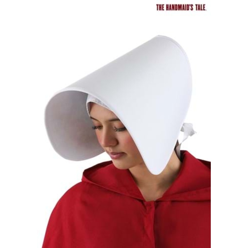 Handmaid's Tale Costume White Hat for Adults Standard