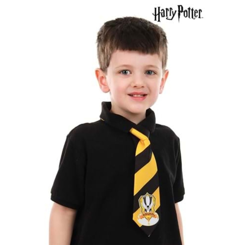 Harry Potter Hufflepuff Crest Toddler Breakaway Tie Standard