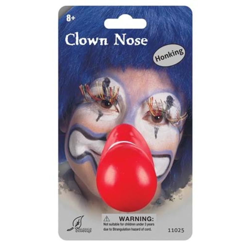 Honking Clown Nose Accessory Standard