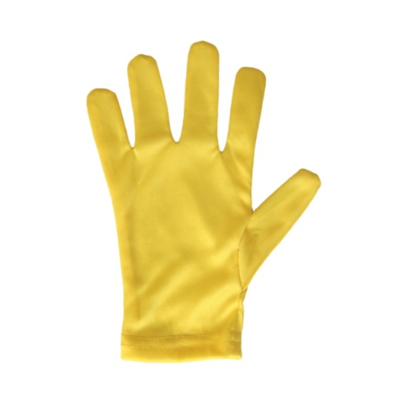 Kid's Yellow Costume Gloves Standard