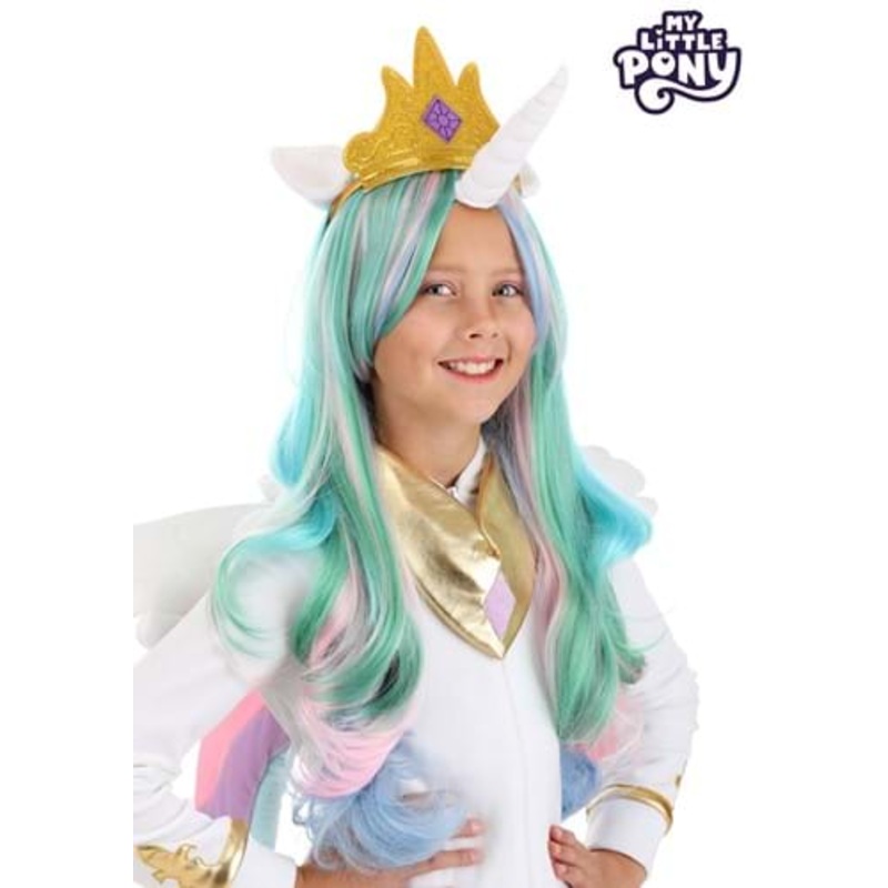 My Little Pony Princess Celestia Wig for Girls Standard