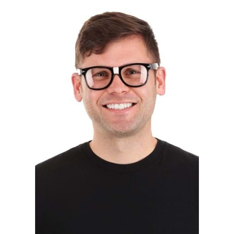 Nerdy Black Glasses Standard