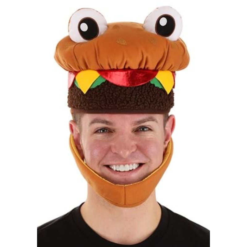 Soft Cheeseburger Jawesome Costume Hat Standard