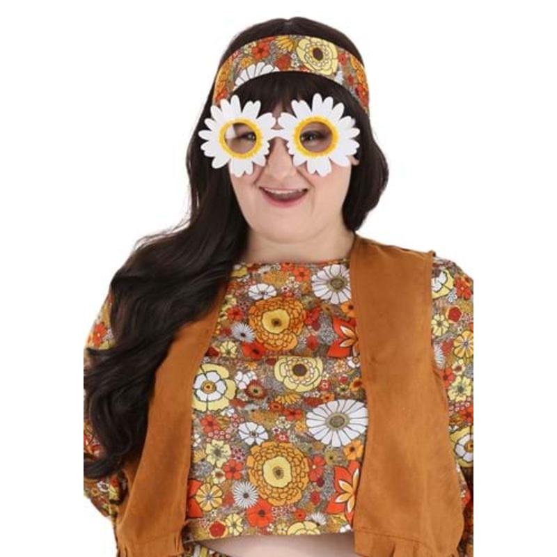 Sunflower Costume Glasses Standard