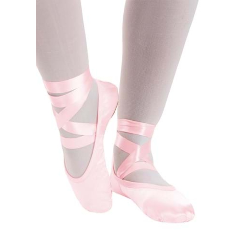 Women's Faux Satin Ballet Costume Slipper X-Small
