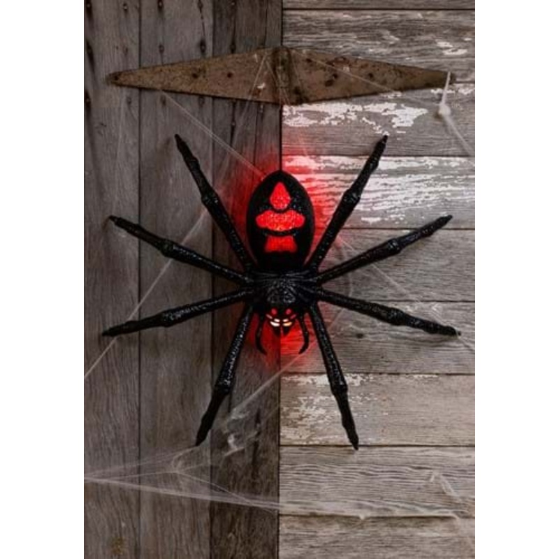 2FT Red Light Up Seasonal Visions Spider Decoration Standard
