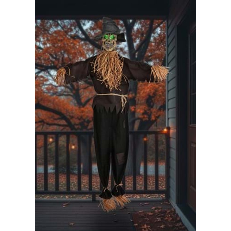 67-Inch Hanging Scarecrow Halloween Decoration - Scream Saver Standard