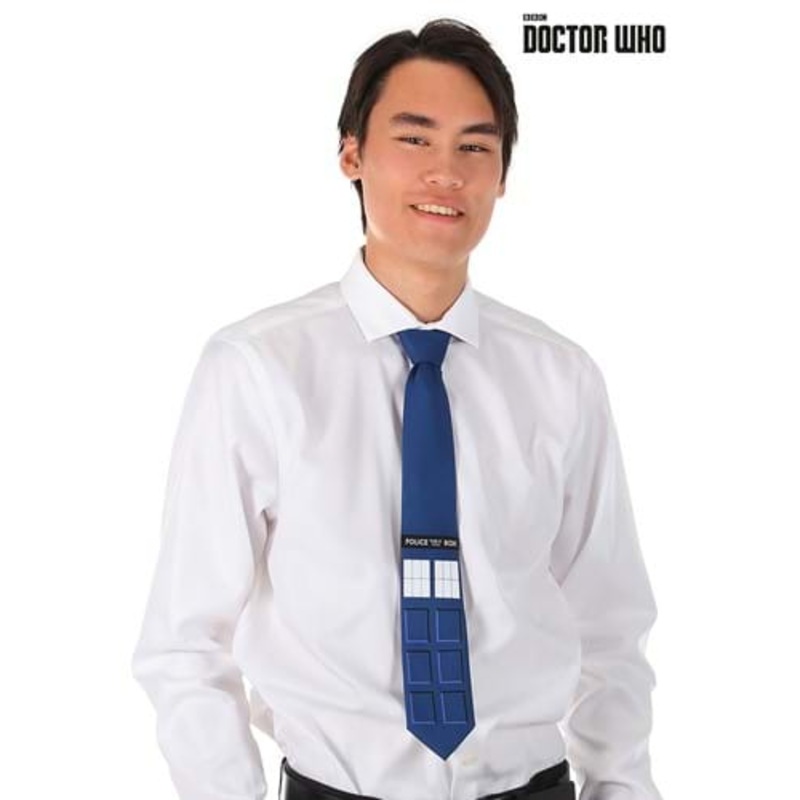 Adult Doctor Who TARDIS Necktie Standard