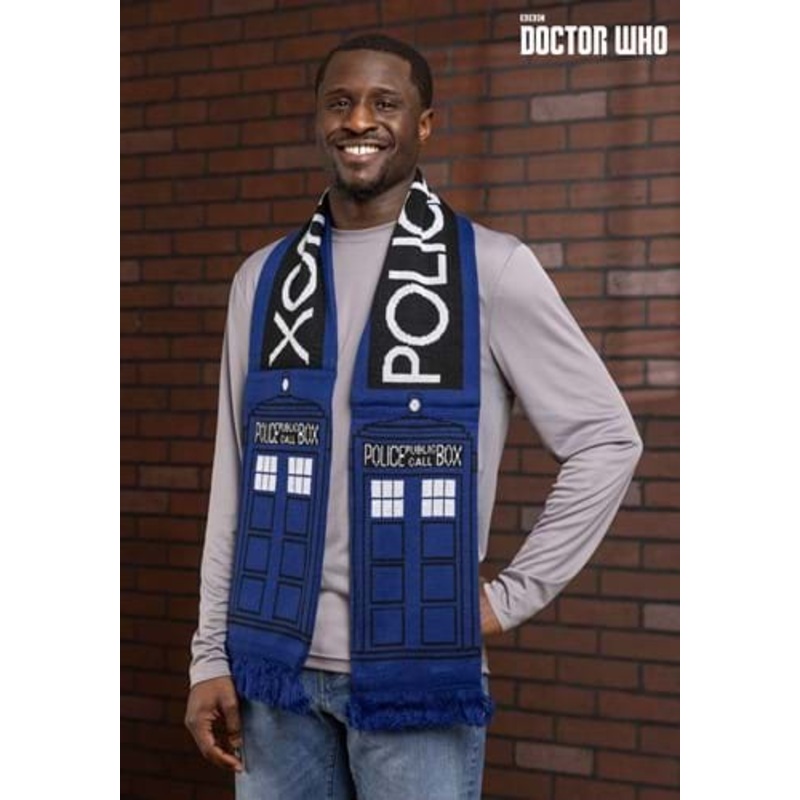 Adult Doctor Who TARDIS Scarf Standard