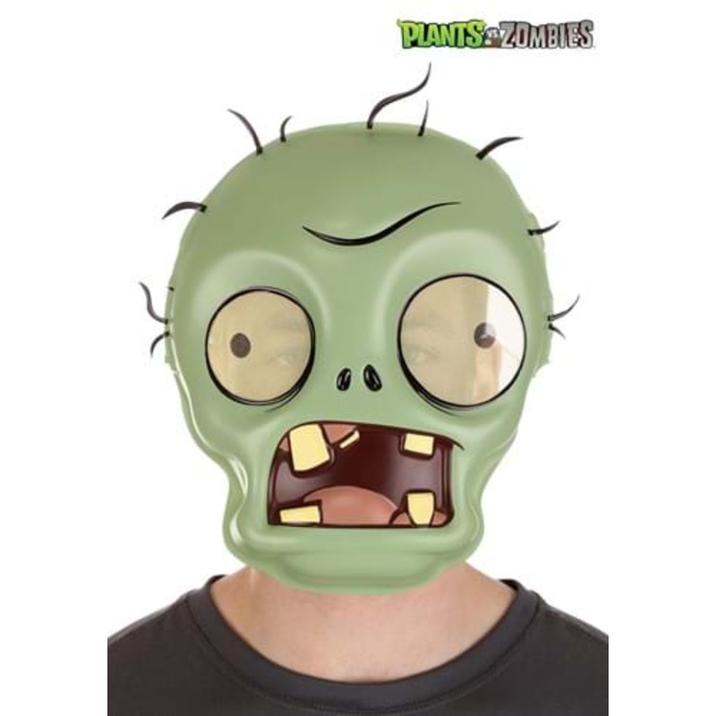 Adult Plants vs Zombies Zombie Costume Mask Standard