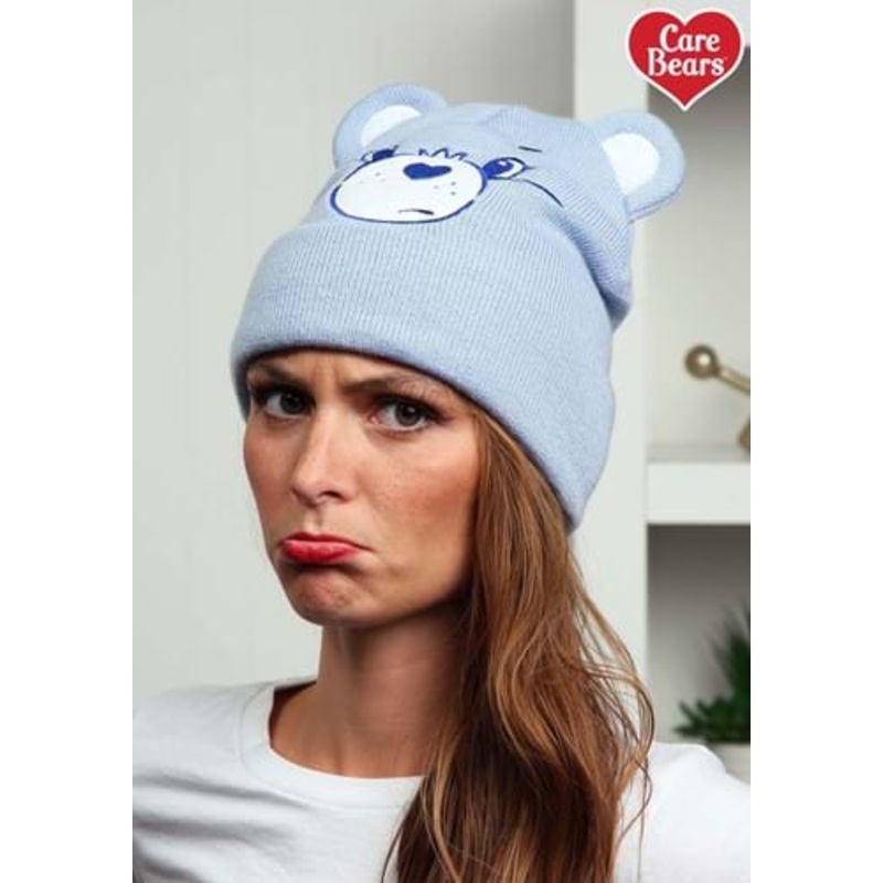 Care Bears Grumpy Bear Knit Hat for Adults Standard