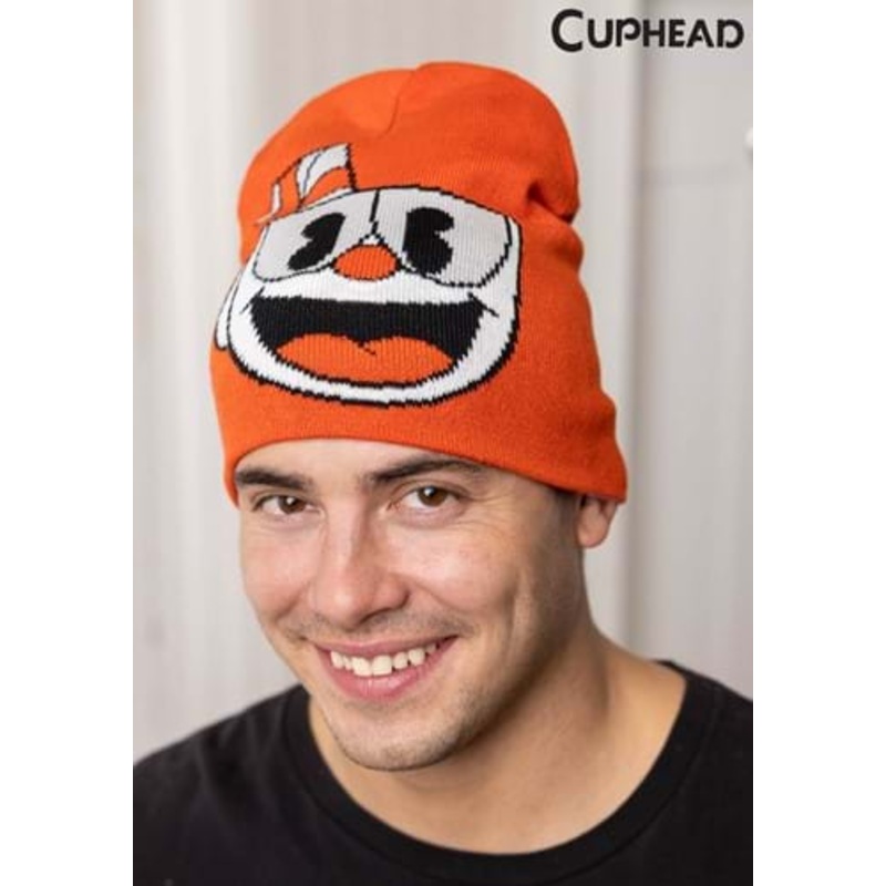 Cuphead Reversible Knit Hat Standard