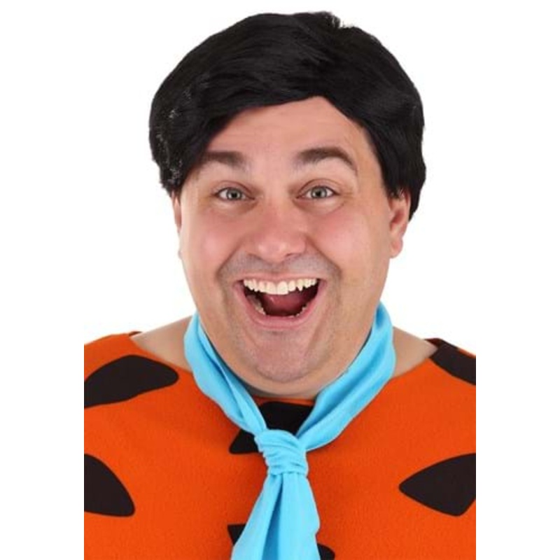 Deluxe Cartoon Caveman Wig for Men Standard