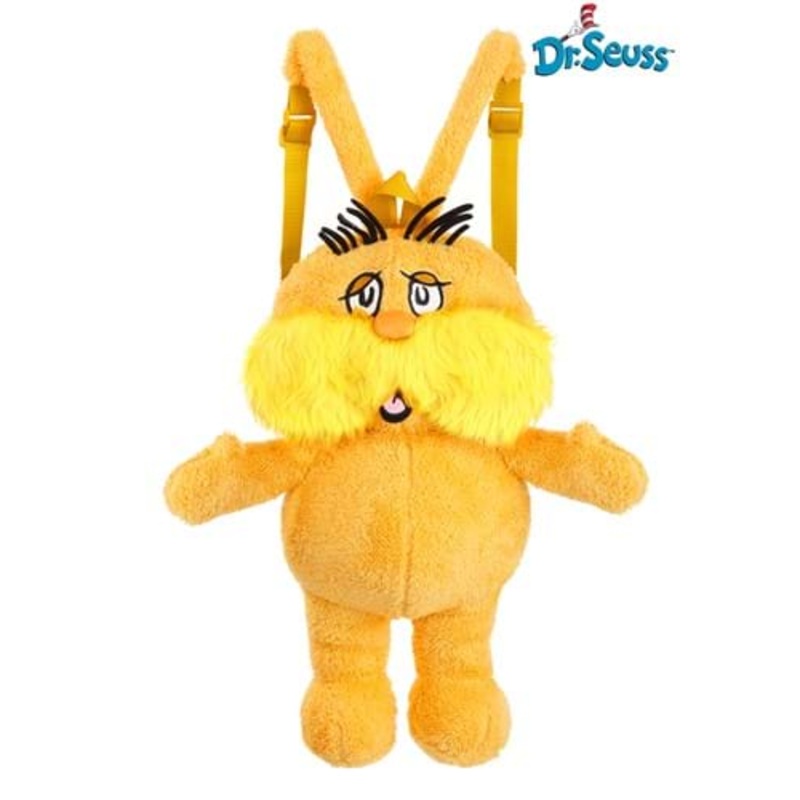 Dr. Seuss Plush Lorax Backpack Standard