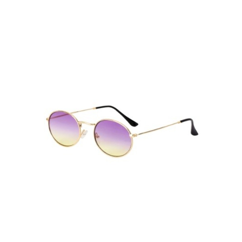 Gold Rim Costume Purple Fade Sunglasses Standard