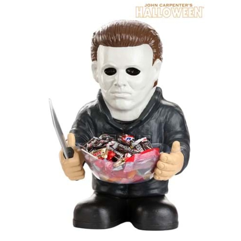 Halloween Michael Myers Candy Bowl Holder Deccoration Standard