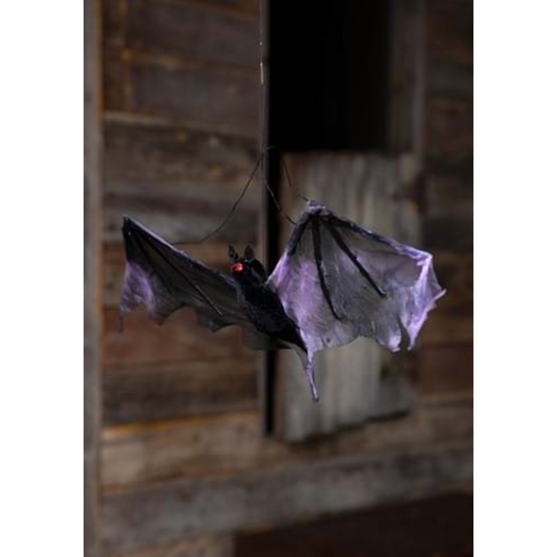 Hanging Spooky Black Bat Decoration Standard