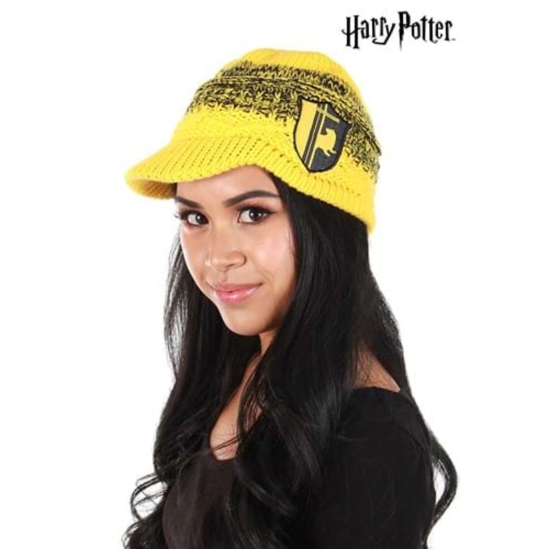 Harry Potter Knit Brim Cap Hufflepuff Standard
