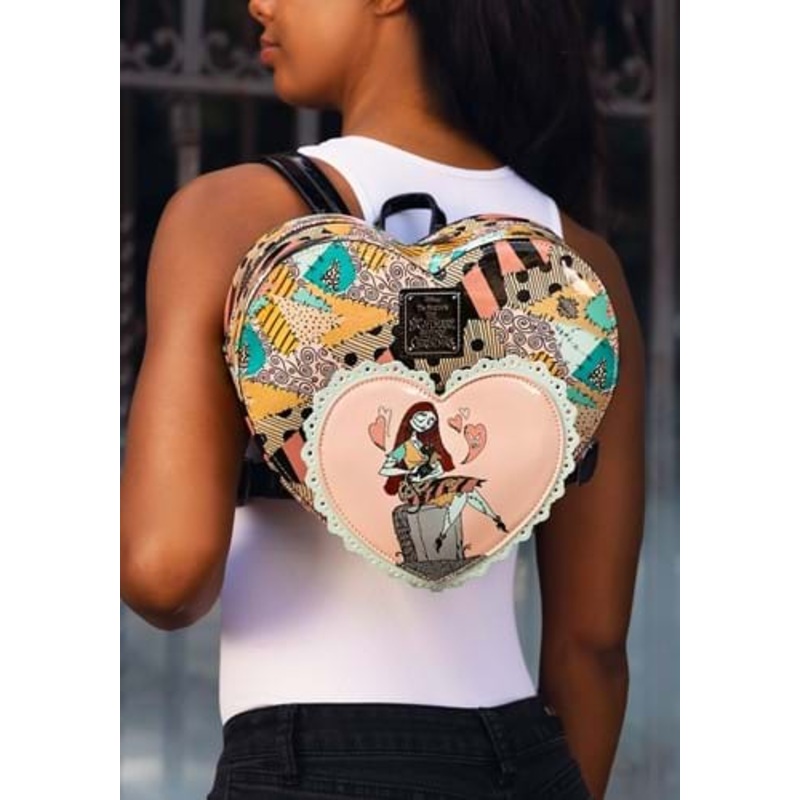 Nightmare Before Christmas Sally Heart Loungefly Mini Backpack Standard