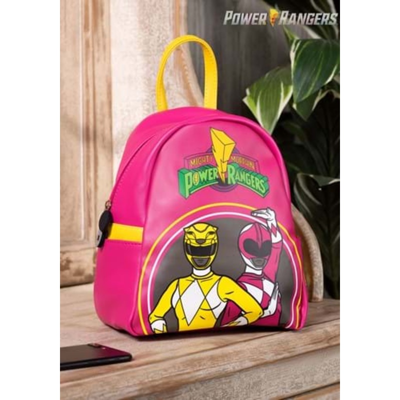 Power Rangers Pink & Yellow Mini Backpack Standard