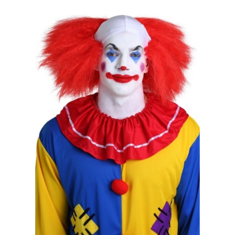 Red Clown Wig With Bald Spot Standard
