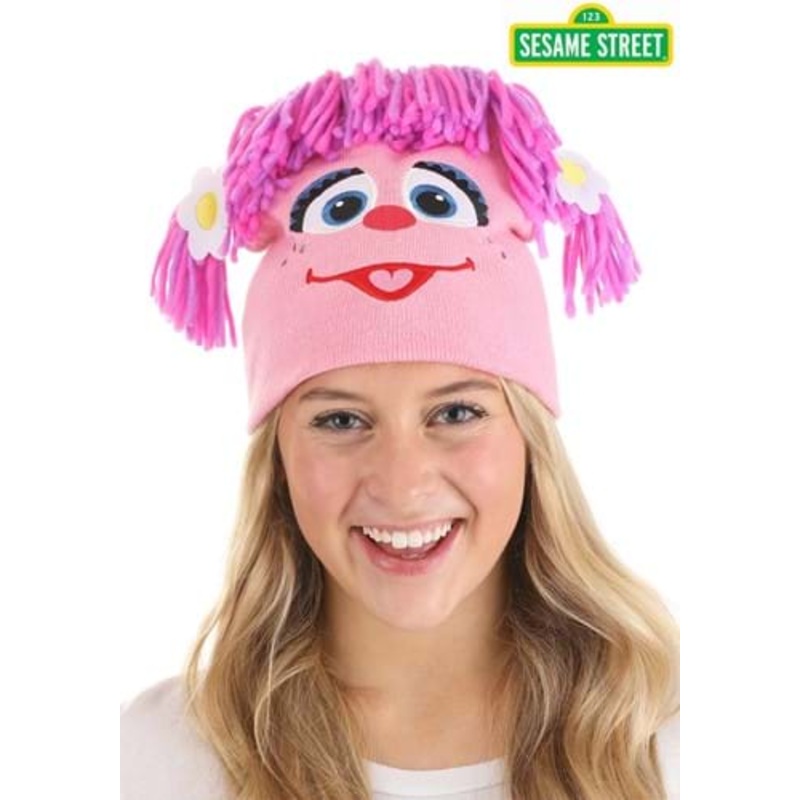 Sesame Street Abby Cadabby Pink Winter Hat Standard