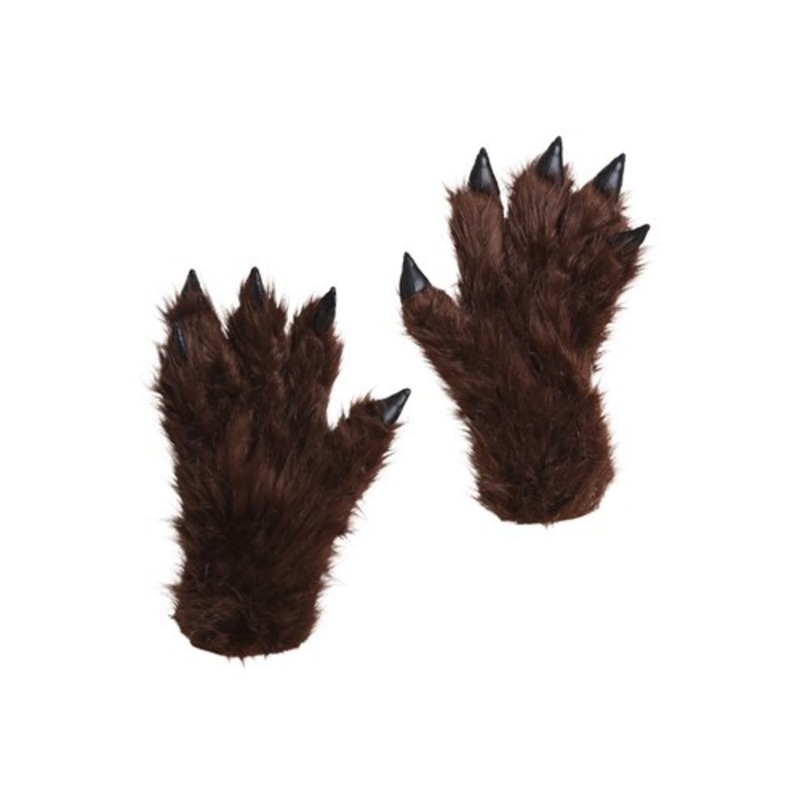 Werewolf Costume Gloves for Adults Standard