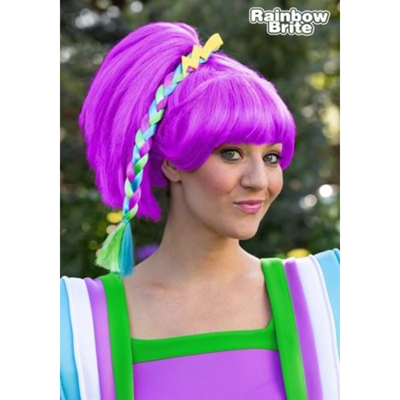 Women's Stormy Rainbow Brite Costume Wig Standard