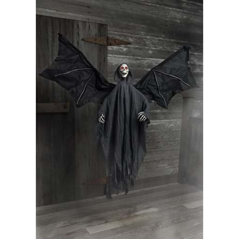 3.8FT Animated Flying Grim Reaper Halloween Decoration Standard