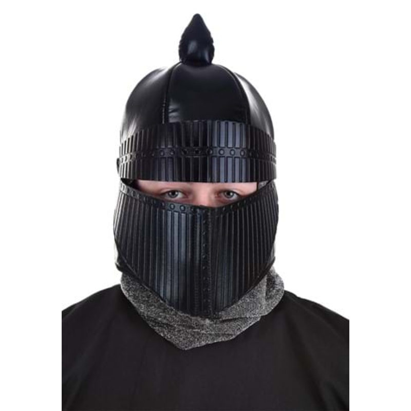 Adult Black Knight Foam Costume Helmet